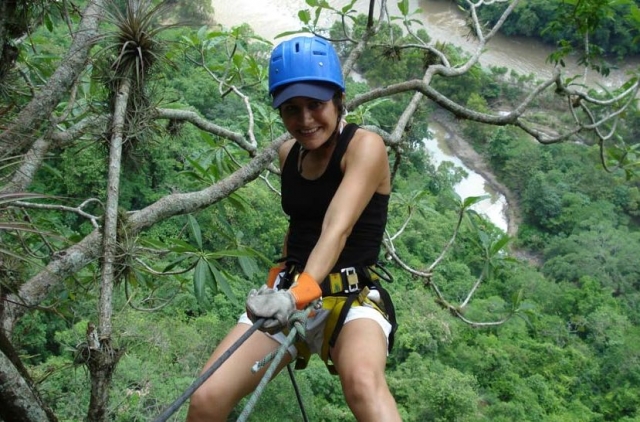 Adrenalina pura mientras desciendes